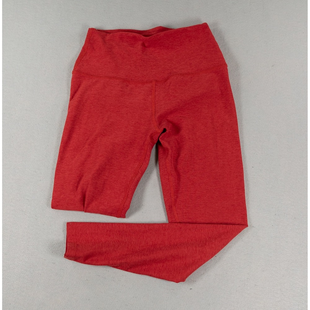 Beyond Yoga Womens Leggings Space Dye High Waisted Red Size S Activewear